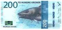 Norvège 200 Kroner - Cabillaud - 2017 - P.55