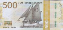 Norvège 500 Kroner - Voilier - 2018