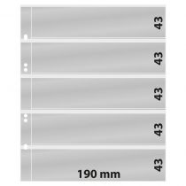 Numismatic sheets for 5 banknotes