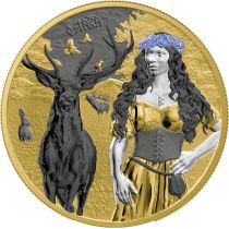 Ostara - Valkyries - 1 ONCE RUTHENIUM & OR Germania 2023 5 Marks - Nouvelle série