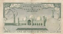 Pakistan 100 Rupees - M. Ali Jinnah - Mosque - 1957 - P.18 a