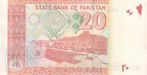 Pakistan 20 Rupees M. Ali Jinnah - Gate of Peshawar - 2023 - Serial NC
