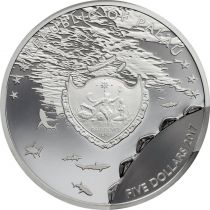 Palau 1 Oz Argent PALAU 2017 - Requins