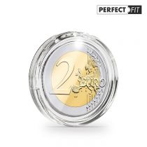 PERFECT FIT capsules for 2 euro coins (25.75 mm), pack of 10