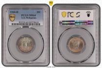 Philippines 20 Centavos, Femme et forge - 1944 D - PCGS MS65