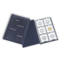 Pocket album for 60 coins in coin cases