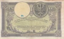 Poland 500 Zlotych - T. Kosciuszko - Crowned Eagle - 28-02-1919 - Serial S.A.2954094