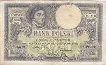 Poland 500 Zlotych - T. Kosciuszko - Crowned Eagle - 28-02-1919 - Serial S.A.5983770