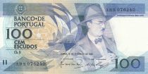 Portugal 100 Cem Escudos - Fernando Pessoa - 12-02-1987 - Various ARS