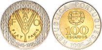 Portugal 100 Escudos - 50ème anniversaire de la FAO - 1995