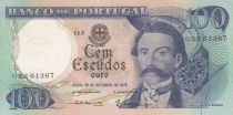 Portugal 100 Escudos - Camilo Castelo Branco - 20-09-1978 - Serial GZZ