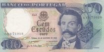 Portugal 100 Escudos - Camilo Castelo Branco - 30-11-1965 - Serial  GTR