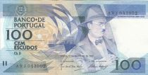 Portugal 100 Escudos - Fernando Pessoa - 12-02-1987 - Various serial