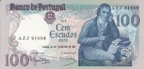 Portugal 100 Escudos - Manuel Barbosa Du Bocage - 24-02-1981 - Serial AZJ