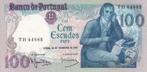 Portugal 100 Escudos - Manuel Barbosa Du Bocage - 24-02-1981 - Serial TH