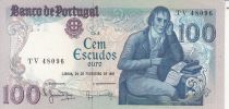 Portugal 100 Escudos - Manuel Barbosa Du Bocage - 24-02-1981 - Serial TV