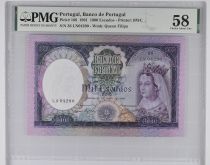 Portugal 100 Escudos - Reine Filipa - 20-06-1961 - Serial LN - PMG 58