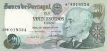 Portugal 20 Escudos - Gago Coutinho - 04-10-1978 - Serial APH