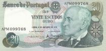 Portugal 20 Escudos - Gago Coutinho - 04-10-1978 - Serial APM