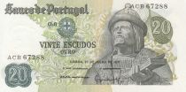 Portugal 20 Escudos - Garcia de Orta - 27-07-1971 - Serial ACB