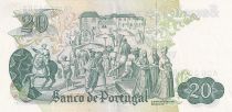 Portugal 20 Escudos - Garcia de Orta - 27-07-1971 - Serial CG