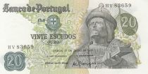 Portugal 20 Escudos - Garcia de Orta - 27-07-1971 - Serial HV