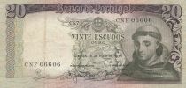 Portugal 20 Escudos - Saint António (1195-1232)- 26-05-1964 - Série CNF