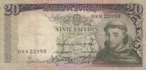 Portugal 20 Escudos -Saint António (1195-1232) - 26-05-1964 - Serial BMK