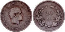 Portugal 20 Reis Carlos 1st - 1892