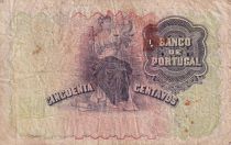 Portugal 50 centavos - Woman with boat - 1918 - Serial 1PG - F to VF - P.112a