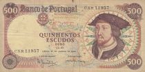 Portugal 500 Escudos - D. Joao II - 25-01-1966 - Serial CXR