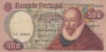 Portugal 500 Escudos - Francisco Sanches - Braga - 04-10-1979 - Serial SC