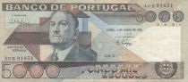 Portugal 5000 Escudos - Antonio Sergio de Sousa - Serial AGB - 1985