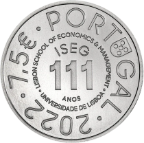 Portugal 7,5 EUROS 2022 - 111 ans de l\'ISEG