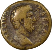 Roman Empire Aelius - Sestertius Salus- 137 Rome