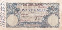 Romania 100 000 Lei - Women - Agriculture - 21-10-1946 - Serial V.2 - P.58