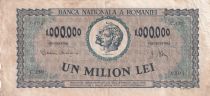 Romania 1000000 Lei - Trajan and Decebal - Serial C.1090 - 1947