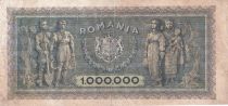 Romania 1000000 Lei - Trajan and Decebal - Serial C.1090 - 1947