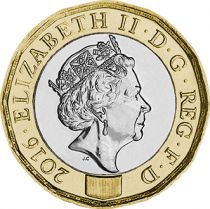 Royaume-Uni 1 Pound 2016 Royaume-Uni - Bimétallique