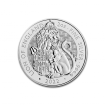 Royaume-Uni 2 Onces Argent Royaume-Uni 2022 - Le Lion d\'Angleterre