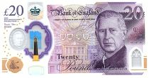 Royaume-Uni 20 Pounds - Charles III - Sir Winston Churchill - Palais de Westminster - Polymer - 2023 (2024)