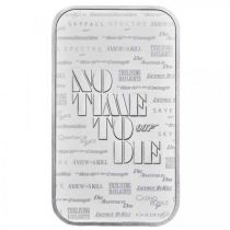 Royaume-Uni James Bond - No Time to Die - Lingot 1 Once Argent Rectangle - Royaume-Uni