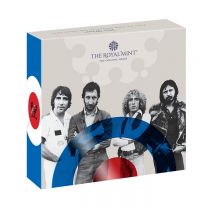 Royaume-Uni THE WHO - 2 Livres ARGENT Couleur 2021 BE Royaume-Uni - Légendes de la Musique