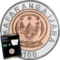 Rwanda 100 Francs rwandais 2007 Rwanda - Bimétallique