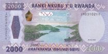 Rwanda 2000 Francs View of Kibuye - Lake Kivu - 2024