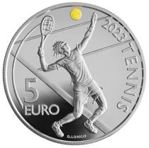 Saint-Marin 30 ans de l\'Open de Tennis de Saint Marin - 5 Euros Argent Couleur 2023