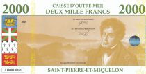 Saint-Pierre and Miquelon 2000 Francs Chateaubriand - Terre Neuve - 2018 - Fantaisy