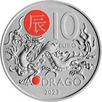 San Marino Dragon - 10 Euros Colour 2023 - Chinese Astrology