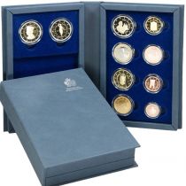 San Marino Proof Euro 2022 box set including 2 x ?2 Commemorative