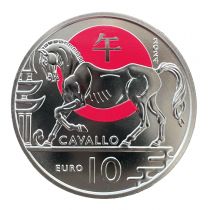 San Marino The Horse - 10 Euros Colour 2024 - Chinese Astrology